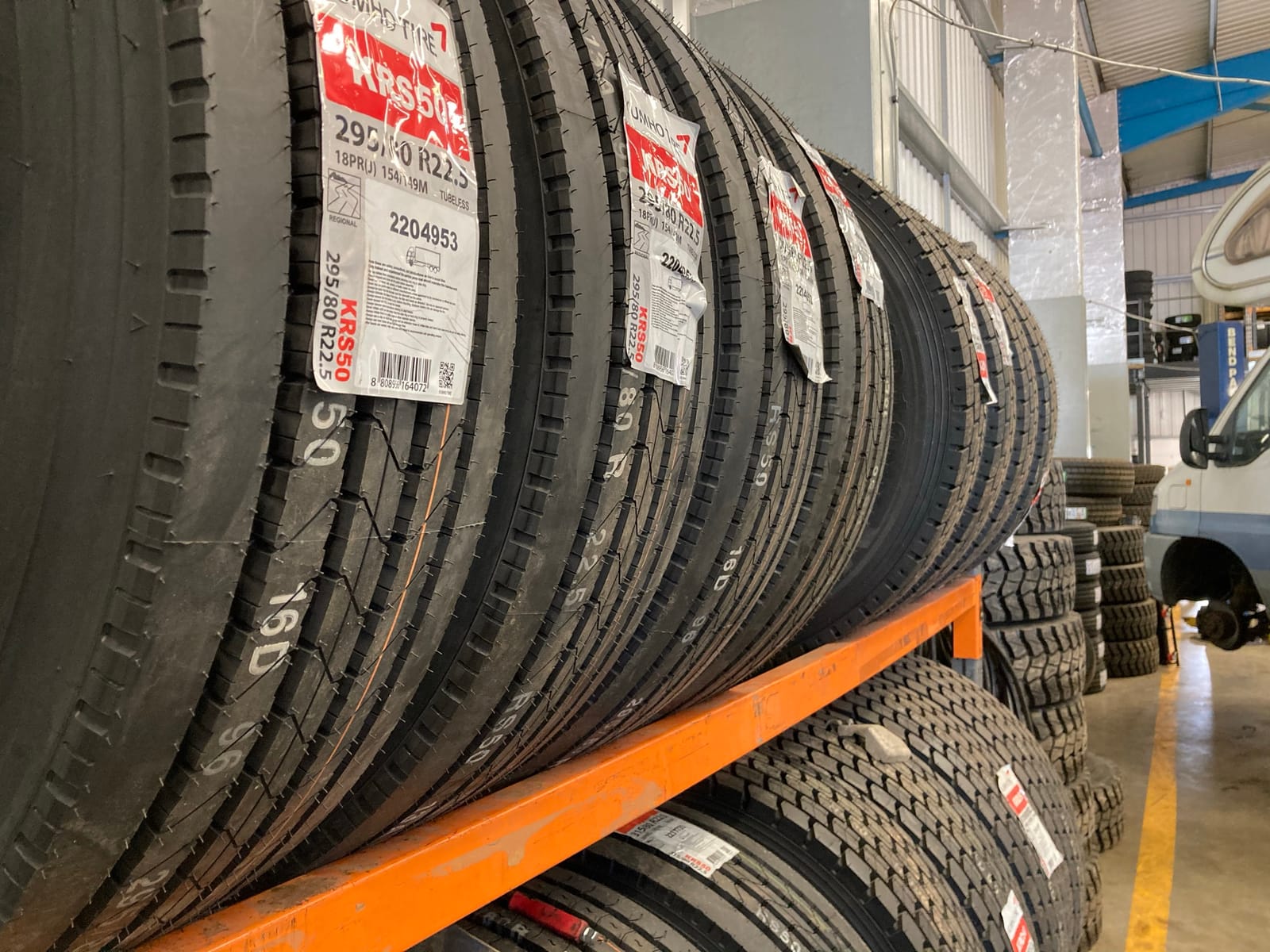 Commercial truck tyres in stock