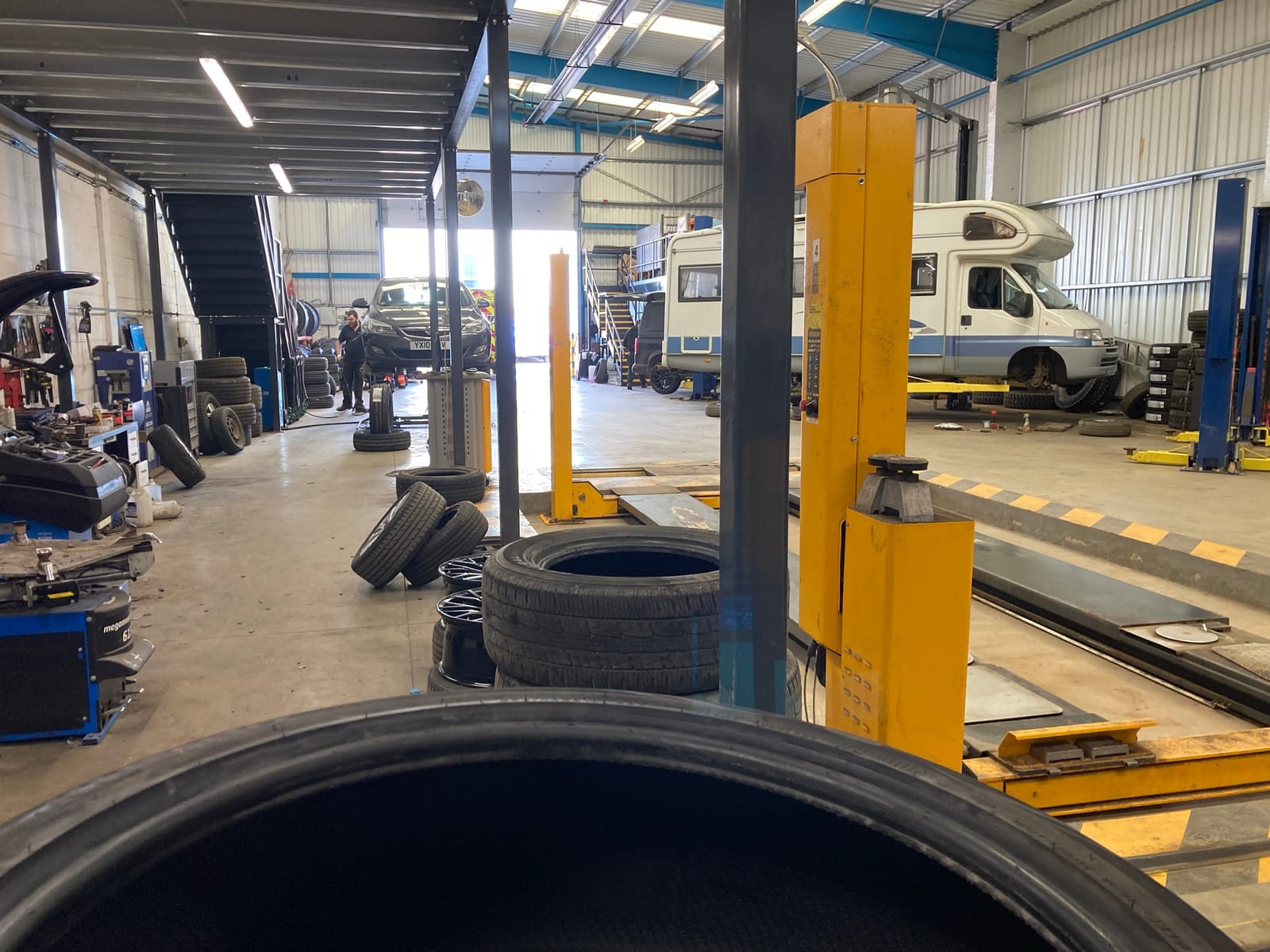 Workshop at A1 Tyre Services Scarborough